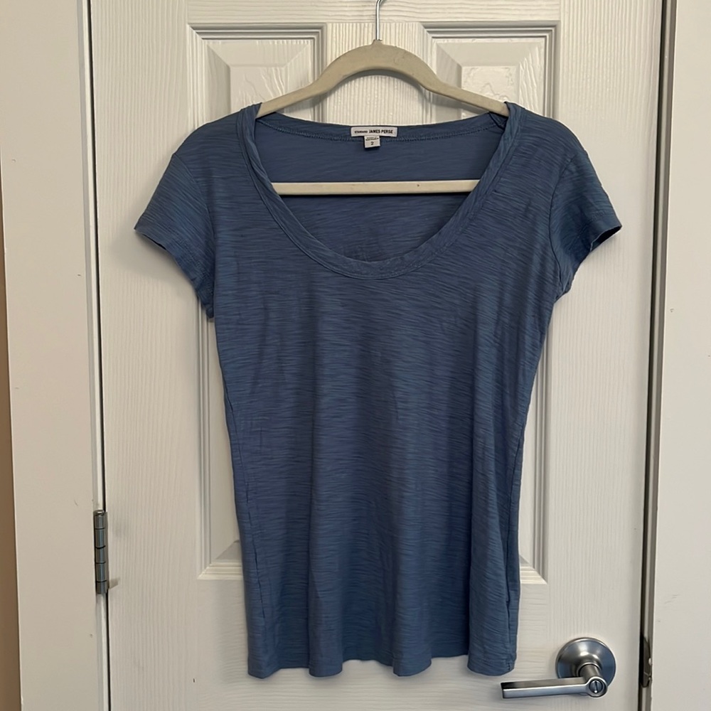 James Perse Scoop Neck Tee